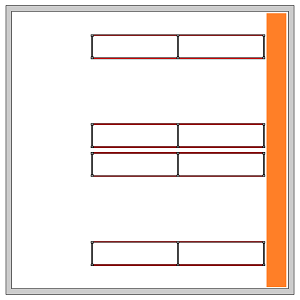 Схема отступа от стены